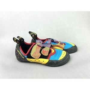 La Sportiva US 7 Oxygym Rock Climbing Shoes Primary Colors